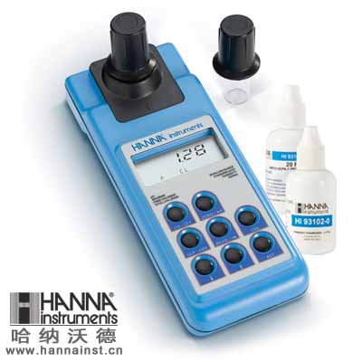 HI93102微電腦濁度-余氯-總氯測定儀